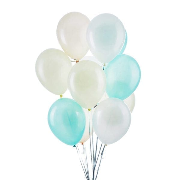 FUnlah balloon cluster bouquet Ice Mint