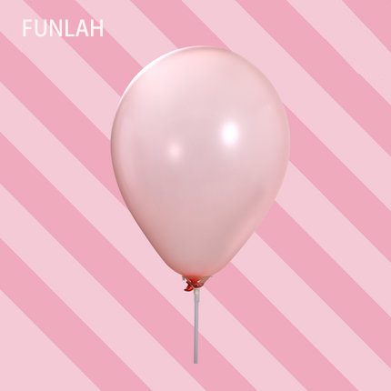 Funlah 12 inch Balloon Pearl Pink