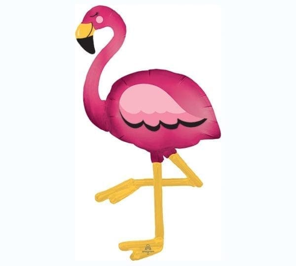 Standing Pink Flamingo Party Jumbo Airwalker Balloon