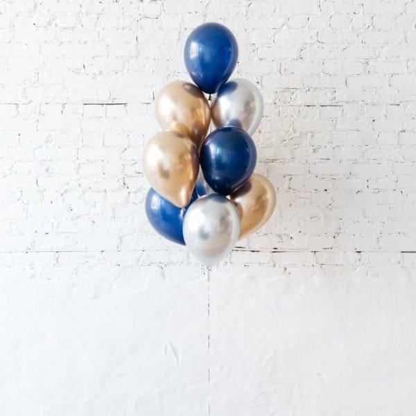 Midnight Chrome Balloon Bouquet - Image 2