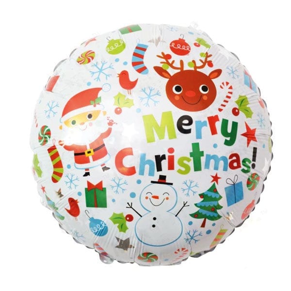 Merry Christmas Greetings Standard Balloon