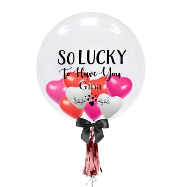 Valentines Customize Balloon in balloon lucky to have you