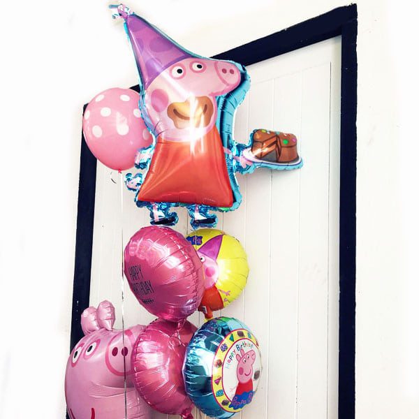 Peppa pig balloon bouquet