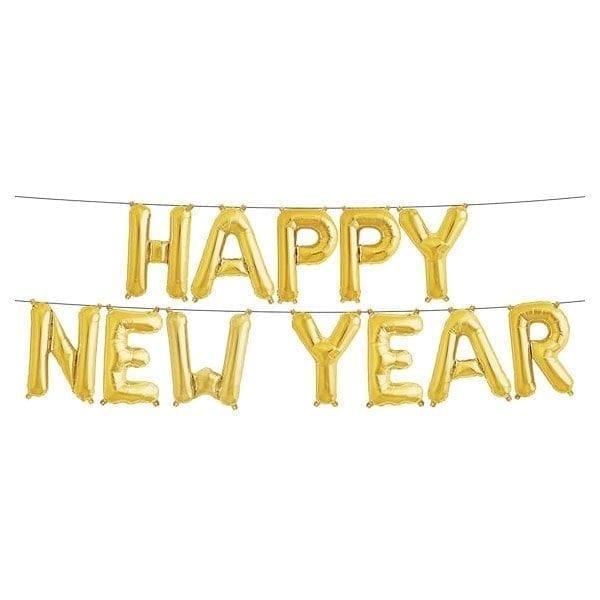 16 Inch Gold Happy New Year Foil Balloon