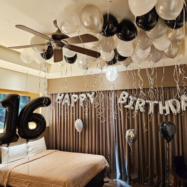 Funlah Happy Birthday Monochrome Balloon Package - Image 5