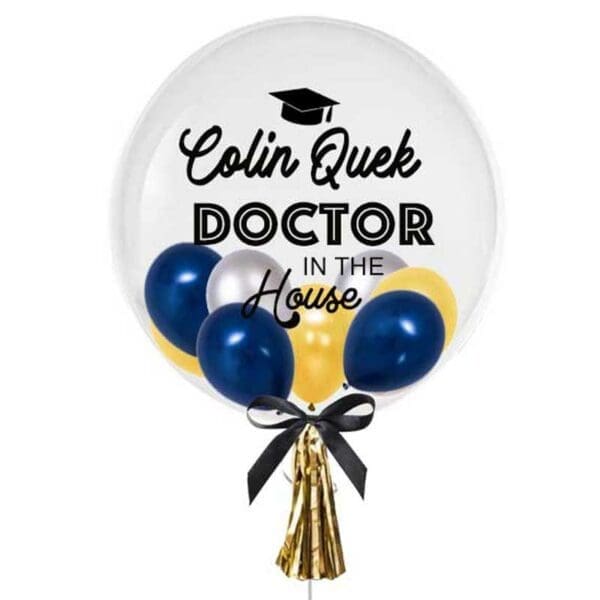 24 inch Graduation Balloon Doctor in the house