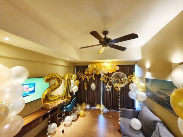 DRESORT DELUXE BIRTHDAY BALLOON PACKAGE + SETUP