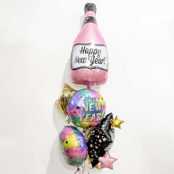 Happy New Year Popsicle Balloon Bouquet 2