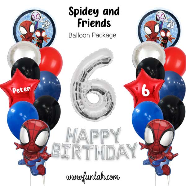 Spidey and Friends Birthday Bash Balloon Package