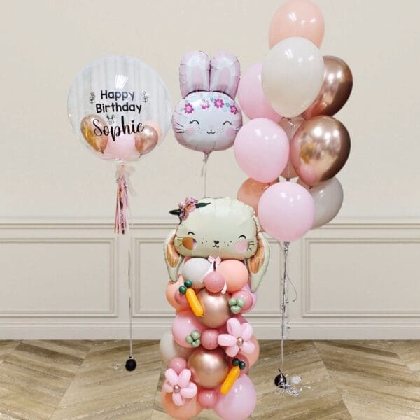 Joyful Rabbit Mega Balloon Package