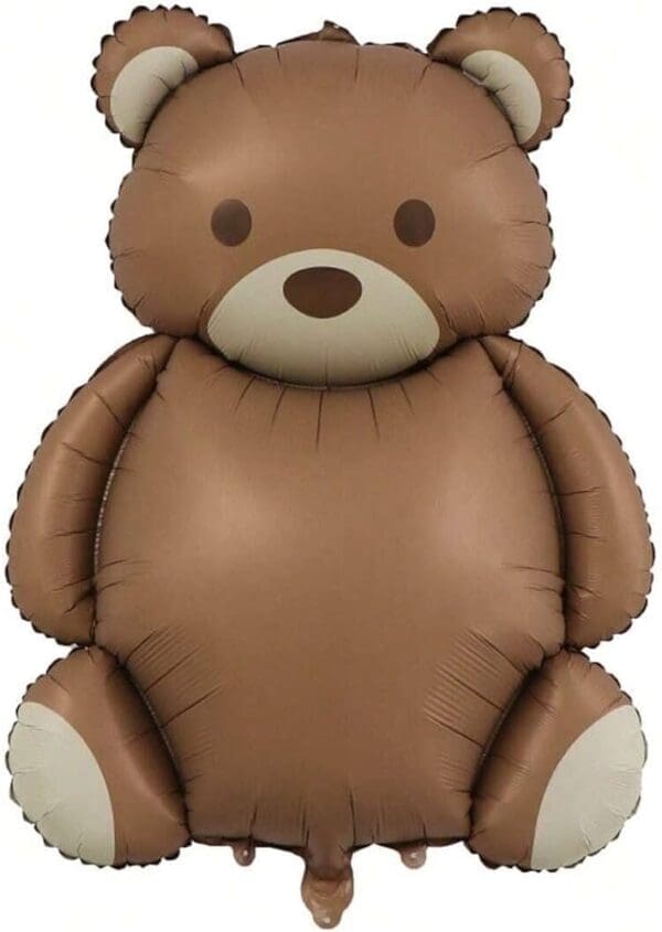 Matte bear helium balloon