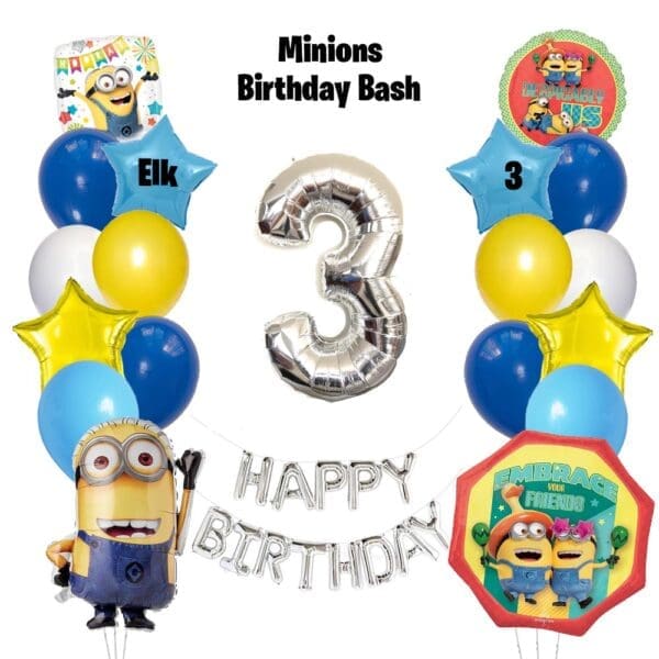 Despicable Me Minion Bash Balloon Package - Image 2