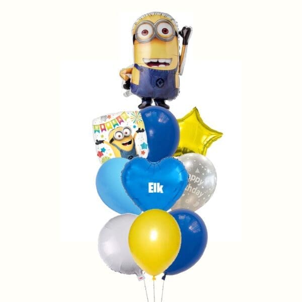Despicable Me Minion Balloon Bouquet