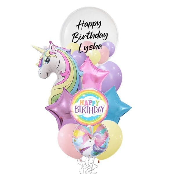Dream Unicorn Deluxe Balloon Bouquet