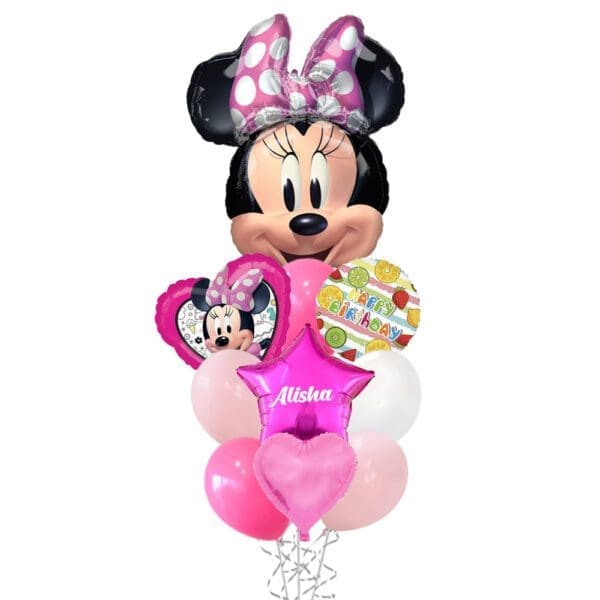 Forever Minnie Mickey Mouse Grand Birthday Balloon Bouquet