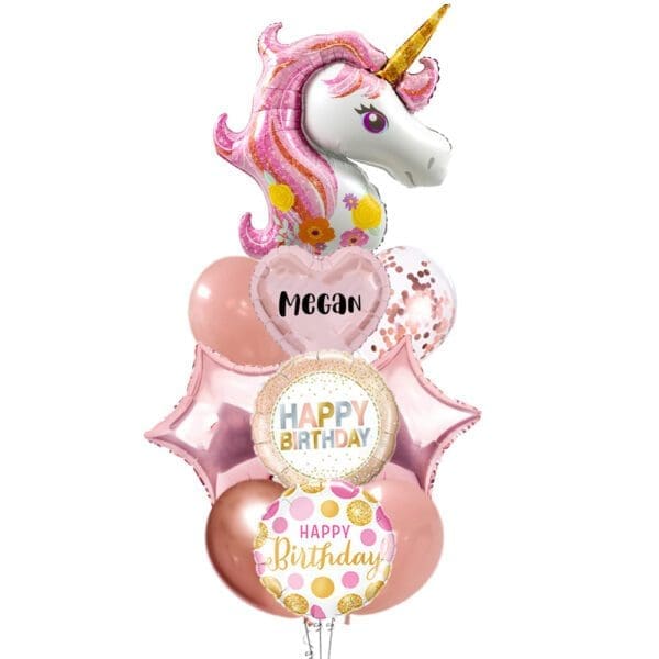 Princess Unicorn Balloon Grand Bouquet