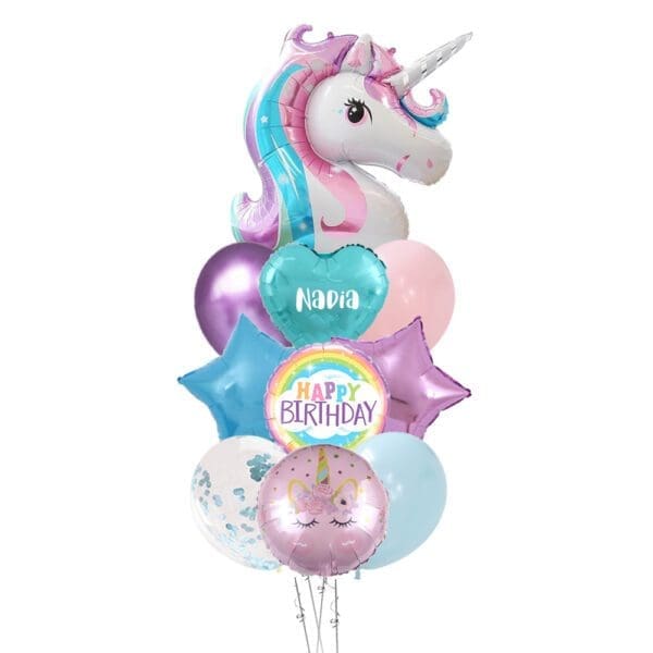 Starry Unicorn Grand Balloon Bouquet