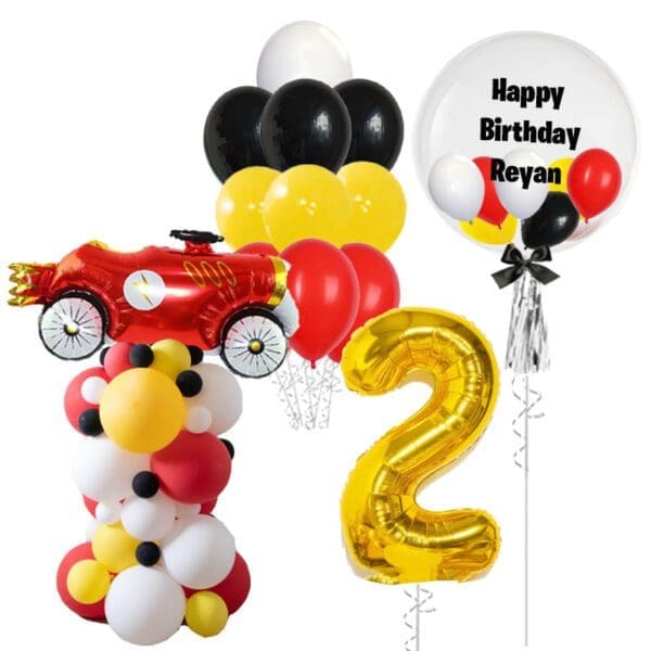 Vintage Car Giga Balloon Package