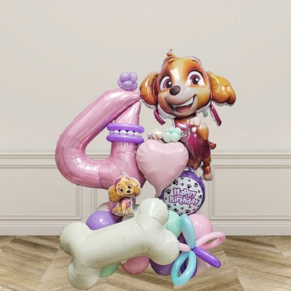 Paw Patrol Skye Signature Balloon Centerpiece
