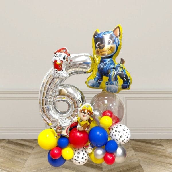 Paw patrol movie Space Chase Balloon Centerpiece